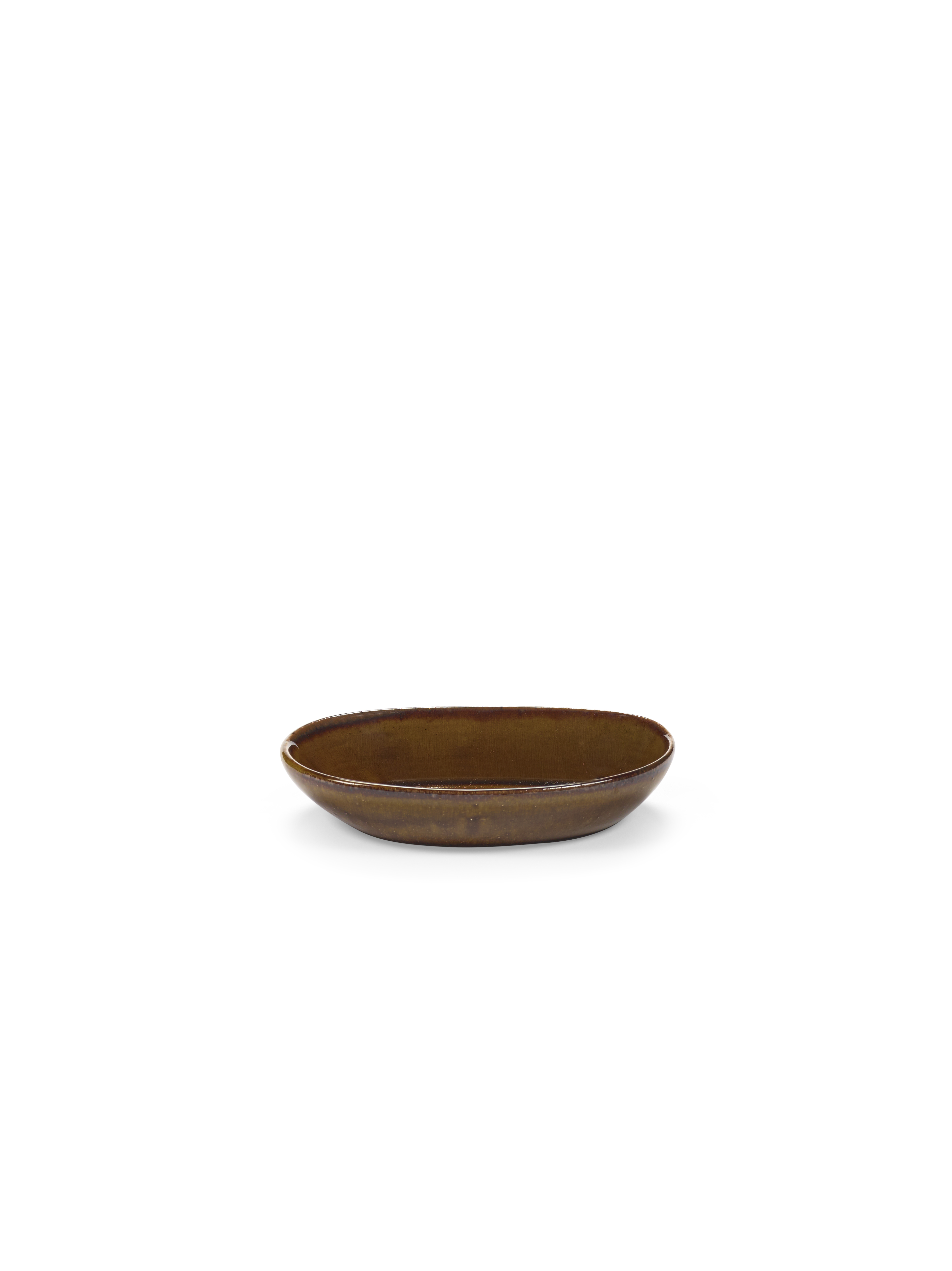 Serax Bowl S Out of Lines Ocher 15.5x10.5x3 cm - by Uncharted