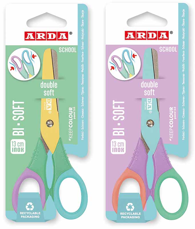 Arda Schaar KeepColour 13 cm Pastel assorti - prijs per stuk