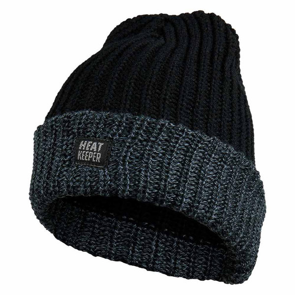 Heat Keeper Muts Heren Thermal Zwart - One Size