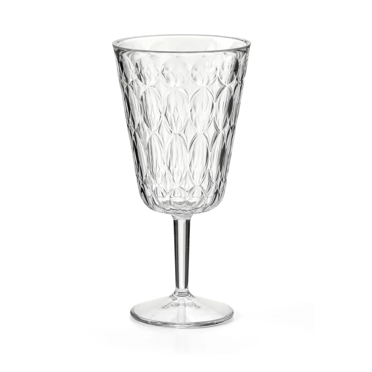 Guzzini Wijnglas Vanity Clear 33cl - Bio-based SAN - 9x18 cm - op Voet