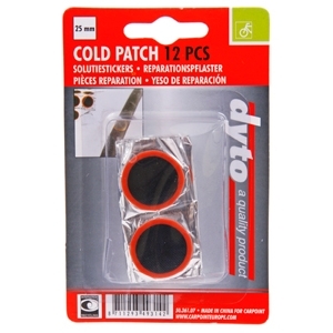 Bandenpleister rond 2.5cm 10st om banden te stoppen