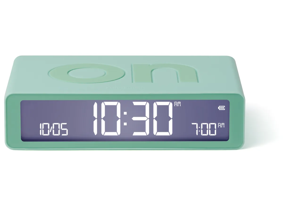Lexon Alarmklok Flip RCC Classic Mint Rechargeable 