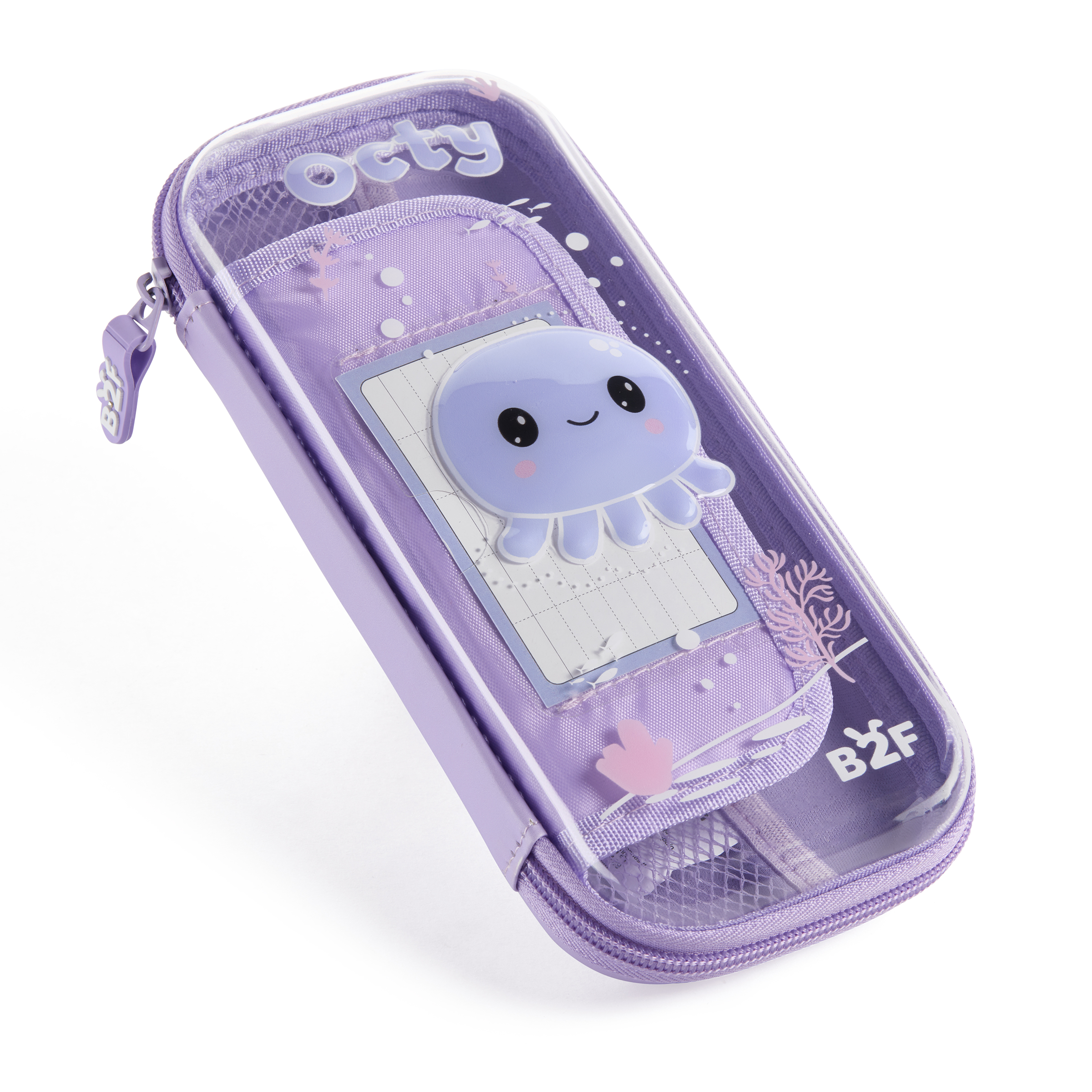 Back2Fun Pennenbox Strongie Friends 3D Octopus 10x22x3.5 cm