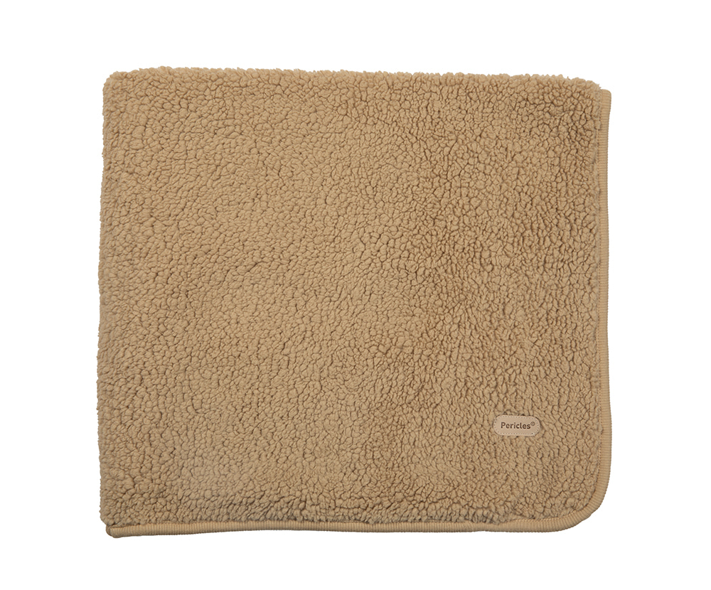 Pericles Deken Wieg Teddy Caramel 75x100 cm
