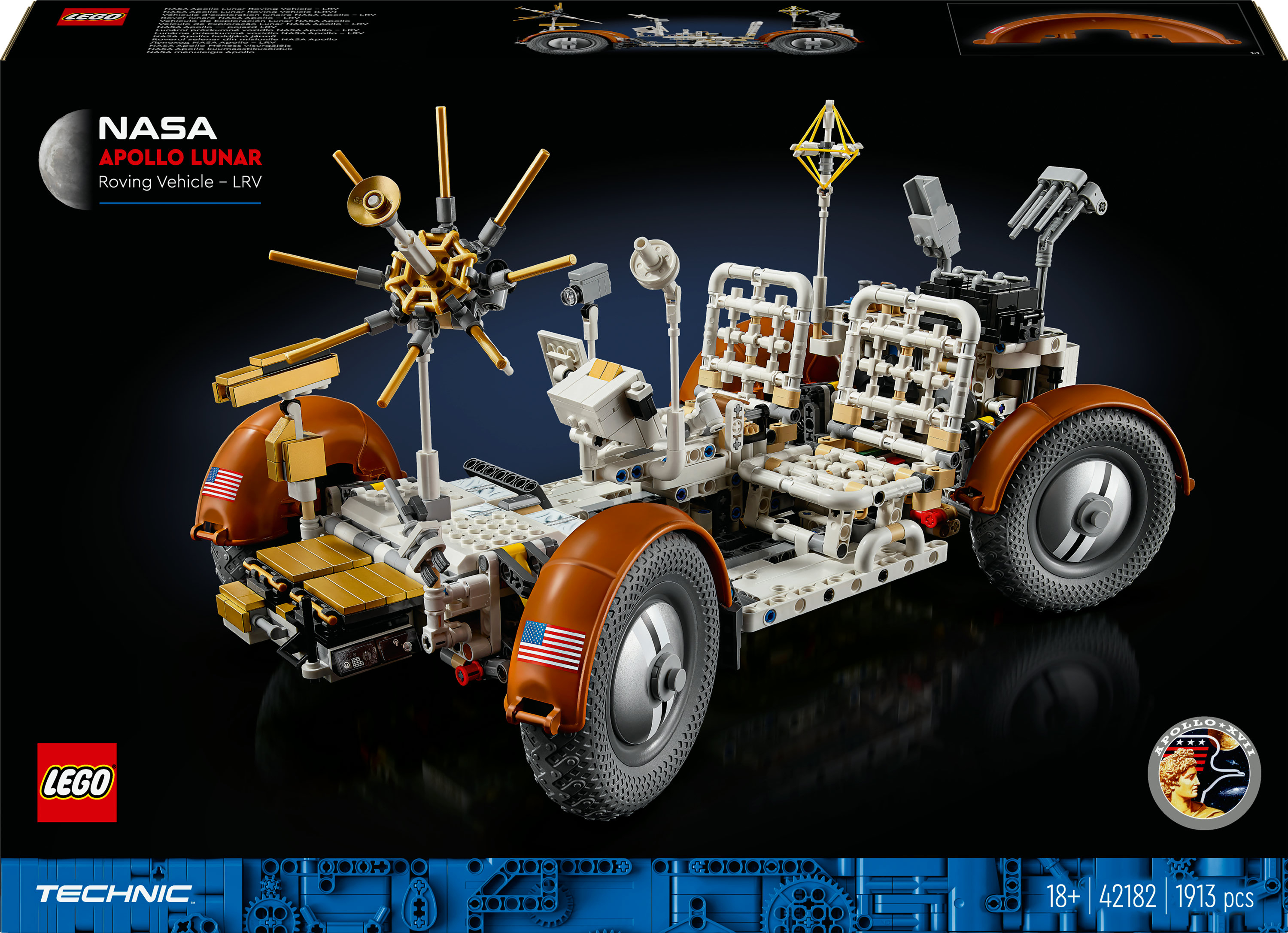 LEGO Technic 42182 Nasa Apollo maanwagen - LRV
