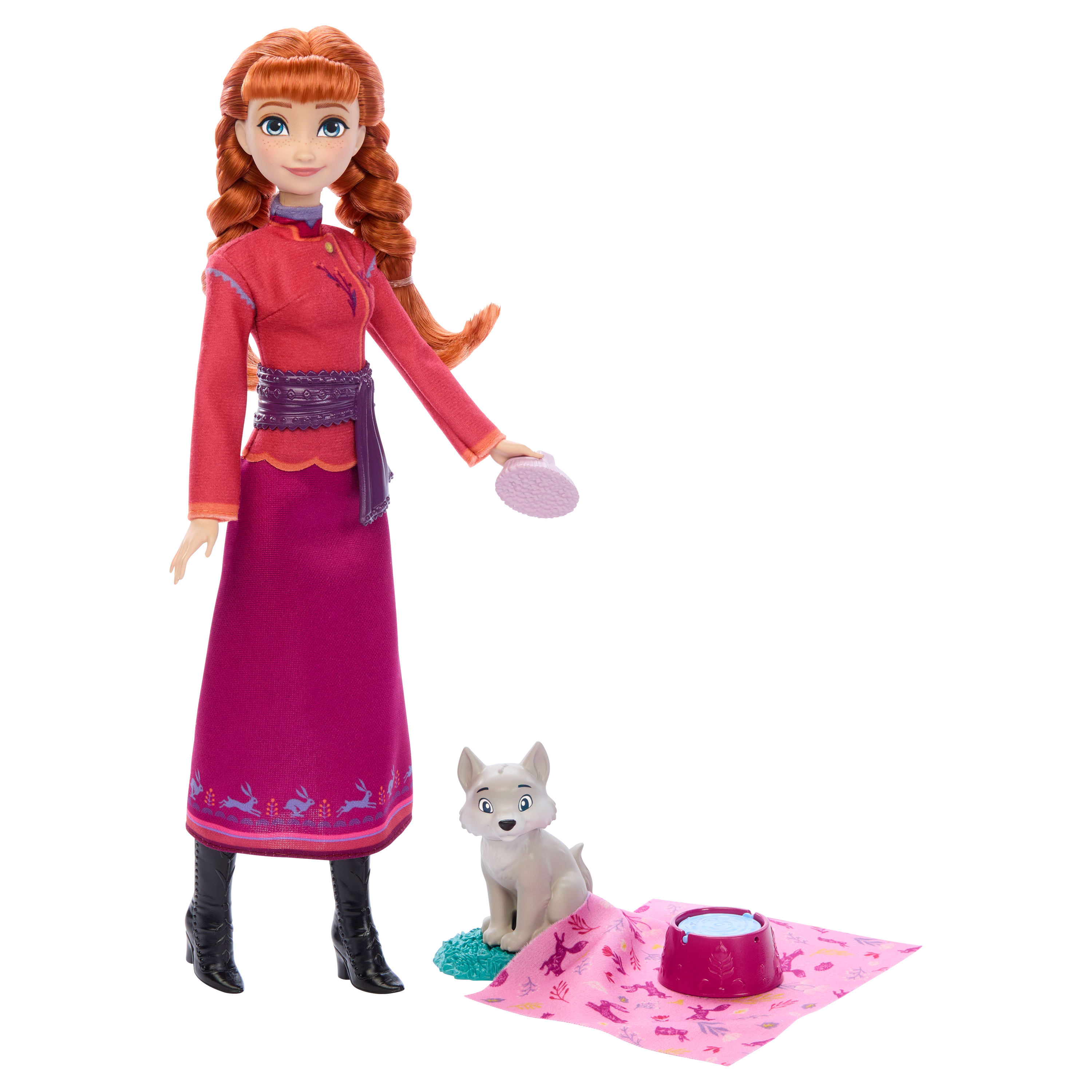 Disney Frozen Anna met Wolvenjong en 4 accessoires