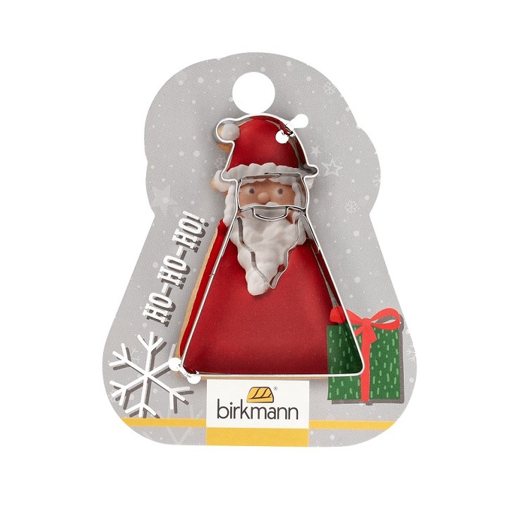 Birkmann Uitsteekvorm Kerst 6.3cm - RVS - Kerstman