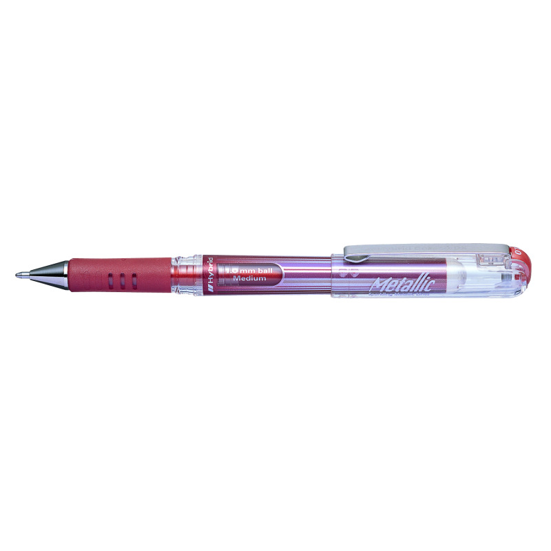 Pentel Gelpen Hybrid Grip DX Metallic Bruin 1 mm
