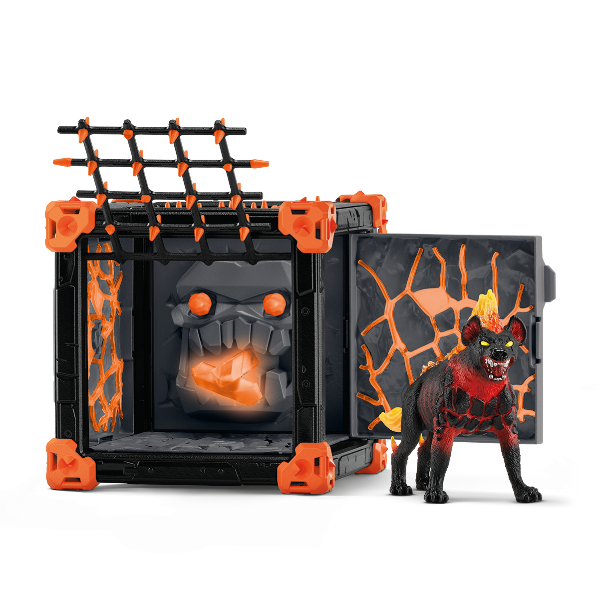 Schleich  Eldrador - BattleCave Lava Hyena