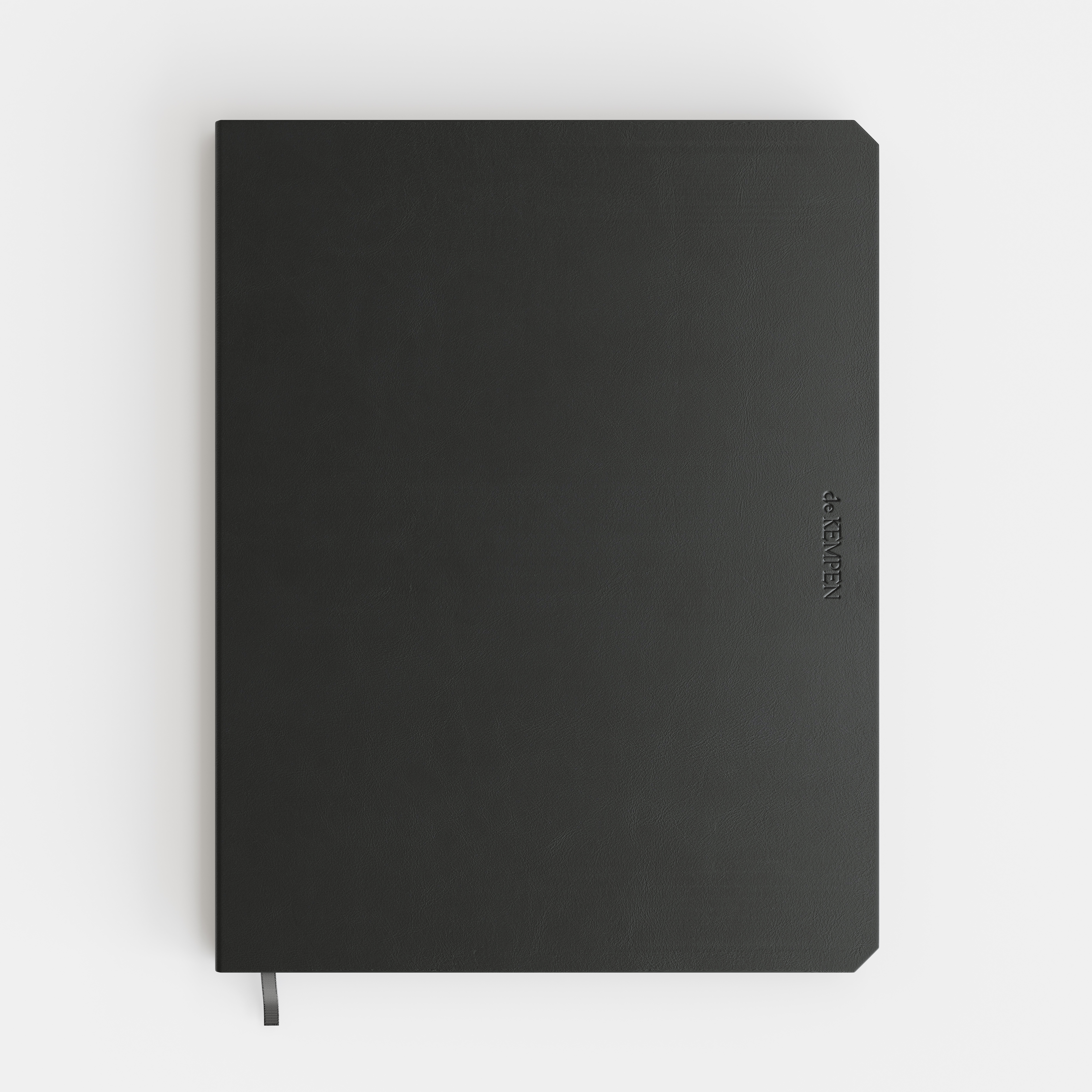 de KEMPEN Notebook Large Ashblack 192 blz. - Blanco - 171x220 mm