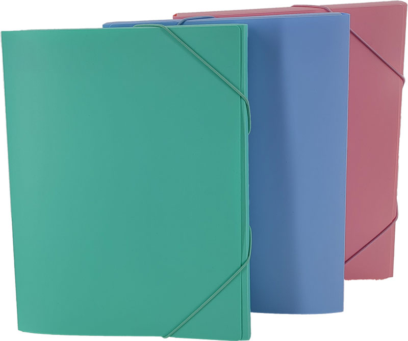 Elastobox A4 PP Pastel Rug 25 mm - assorti - Prijs per Stuk