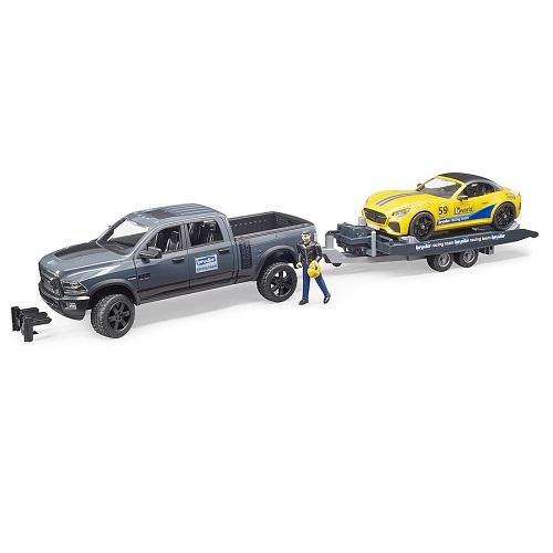 Bruder Dodge Ram 2500 Power Wagon met Race Auto