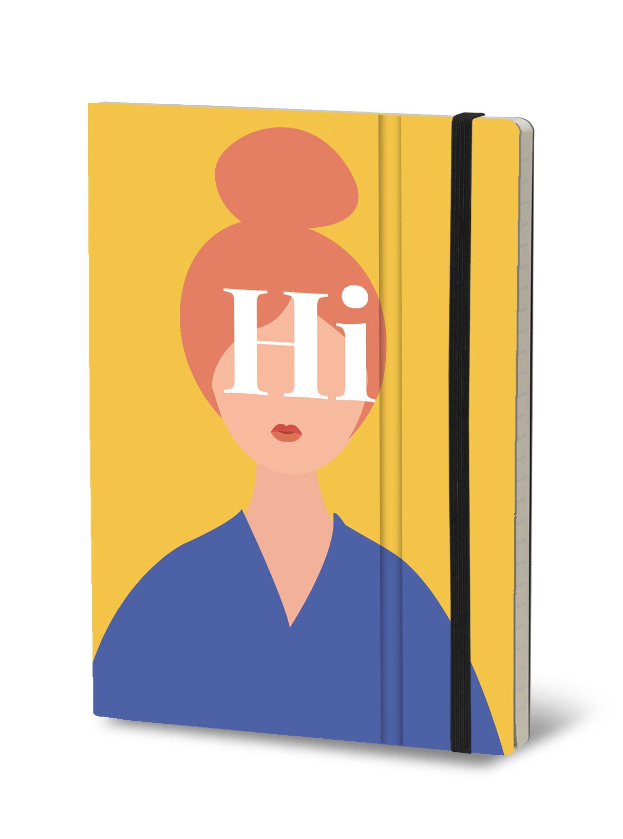 Stifflexible Notebook Diversity Hi Gelijnd-Blanco-Geruit 144 vel - 15x21 cm