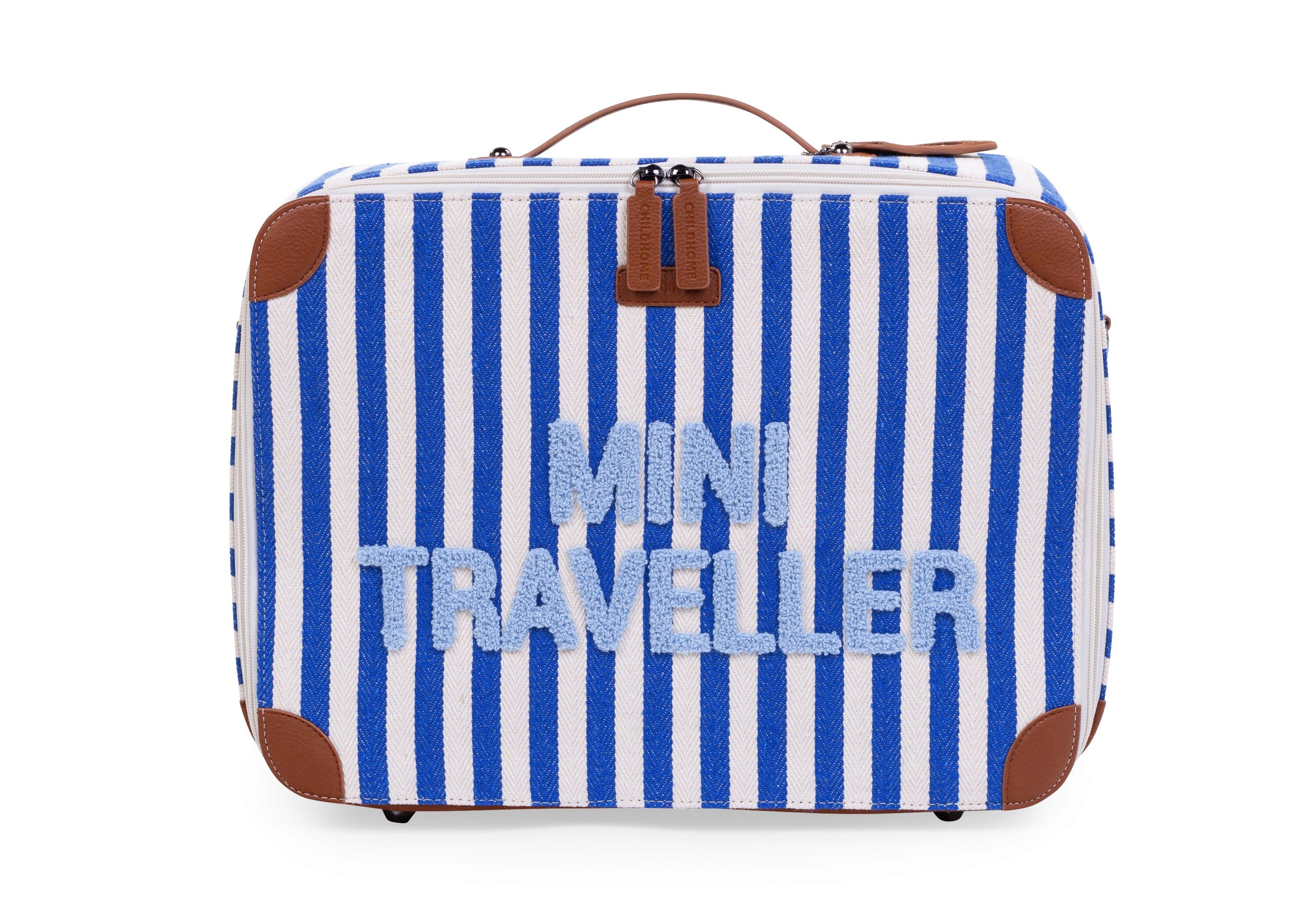 Childhome Valies Mini Traveller Kids - Electric Blue-Light Blue