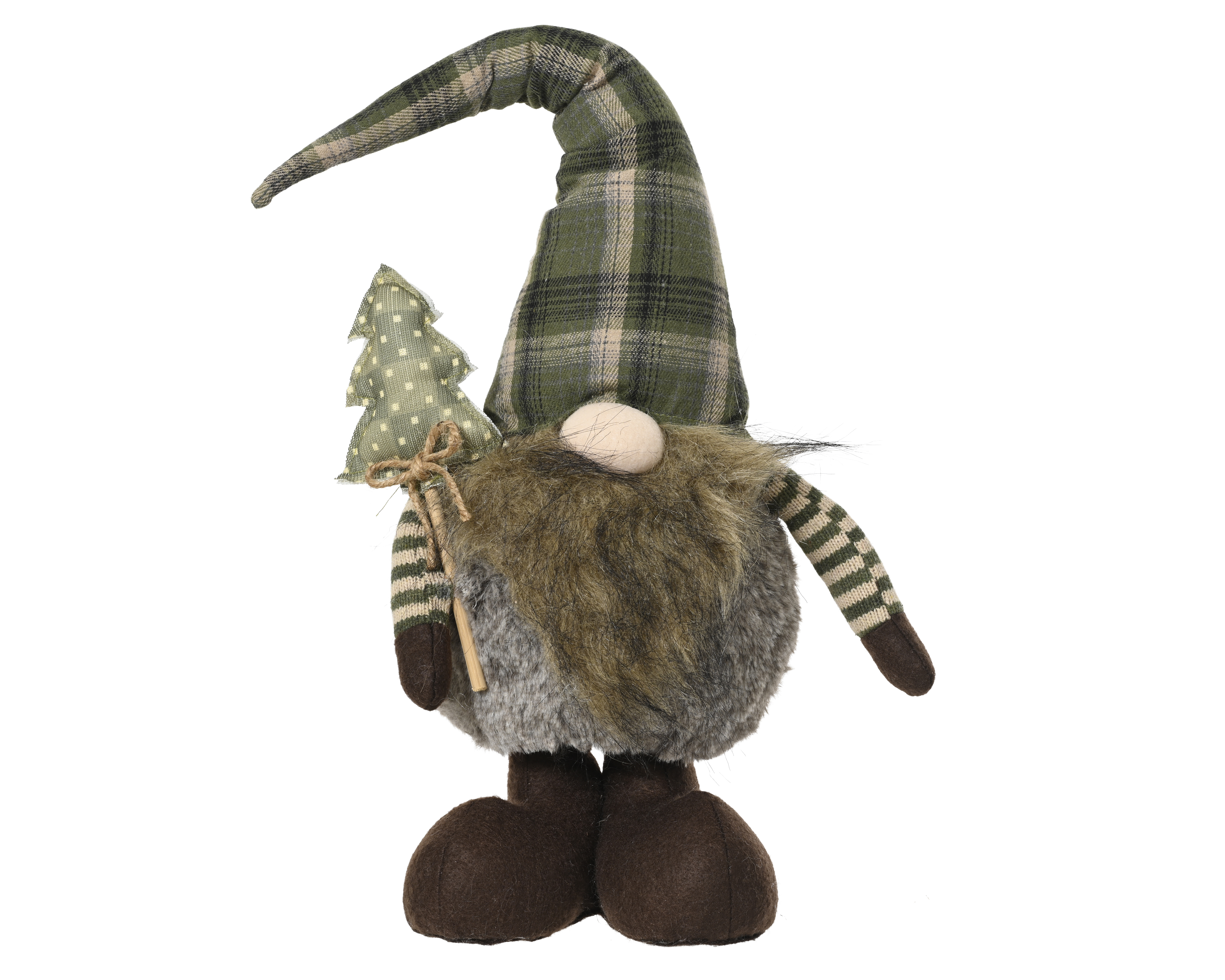Gnoom met Kerstboom 19x14x51 cm