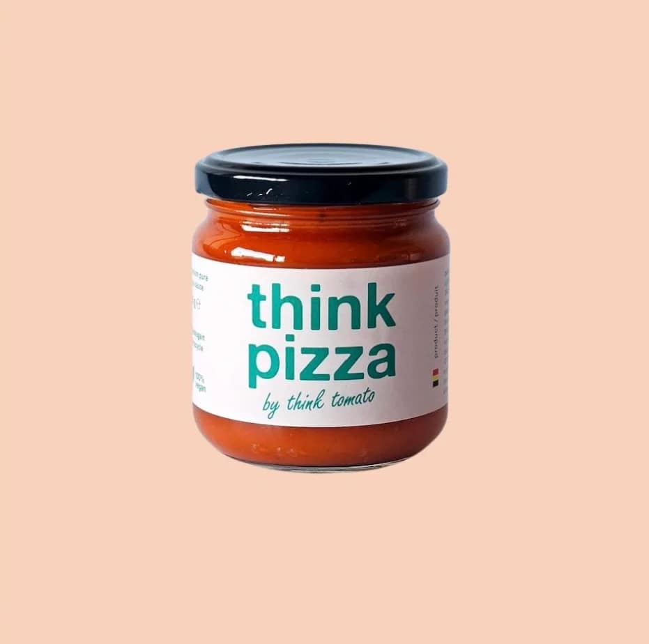 Think Tomato Huisgemaakte Pizzasaus 190g - met Subtiele Provencaalse Kruiding