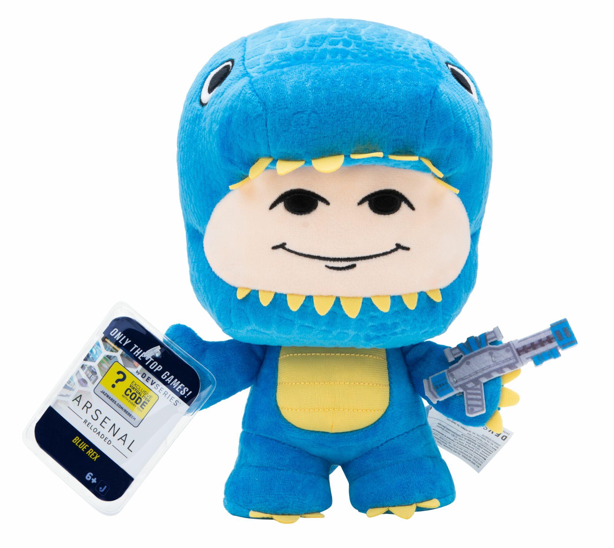 Dev Series - 20 cm Pluche Arsenal Blue Rex