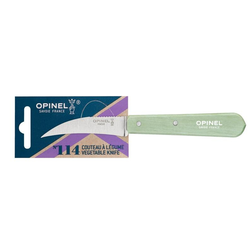 Opinel Schilmes Nr.114 Paysage Sage 7cm - Gebogen