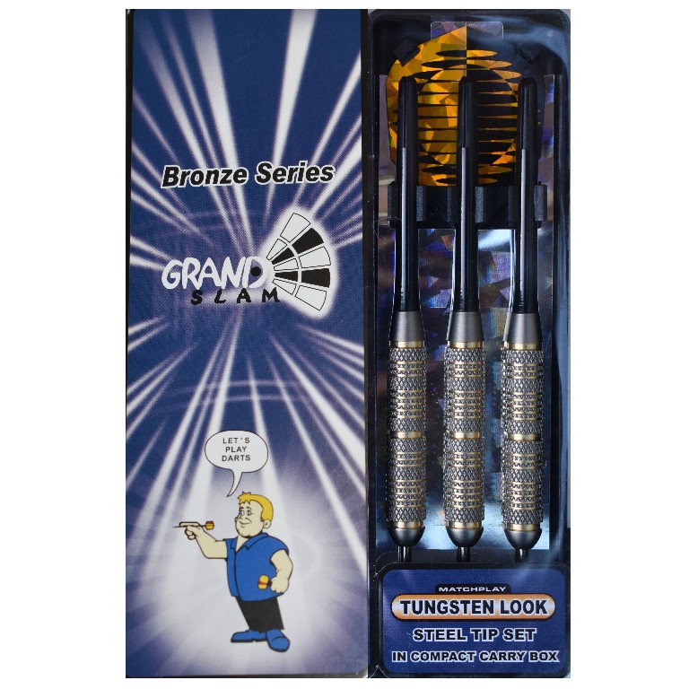 Grandslam Dartsset Tungsten Look 3 stuks 18/20/22/24 Gram - assorti - prijs per stuk