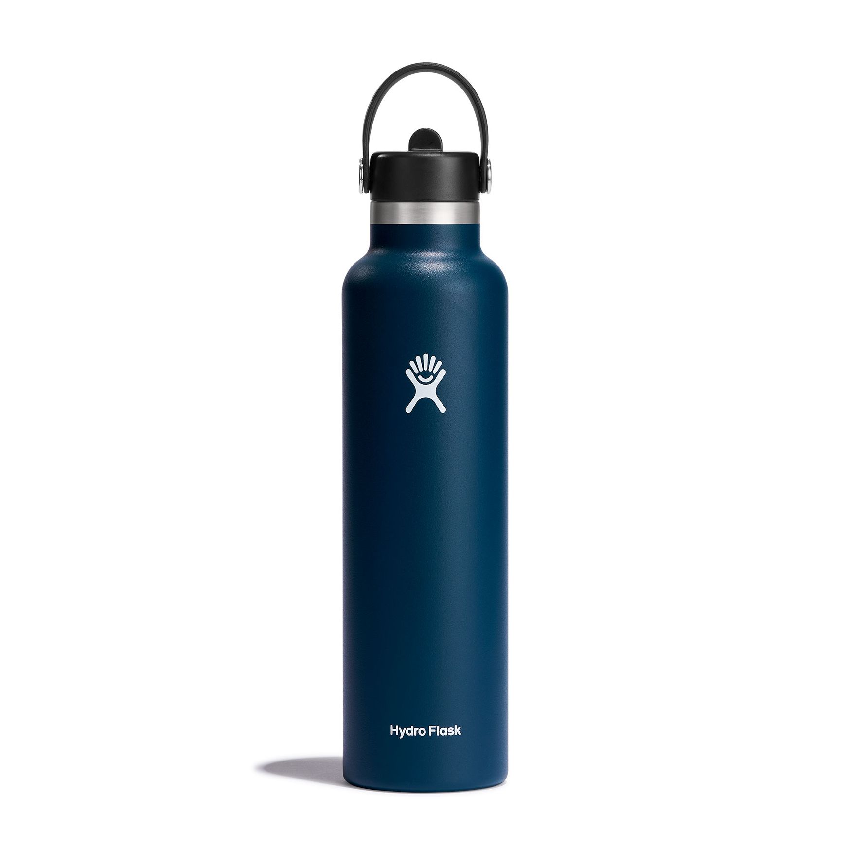 Hydro Flask Isoleerfles Standard Mouth Indigo 621ml met Rietje