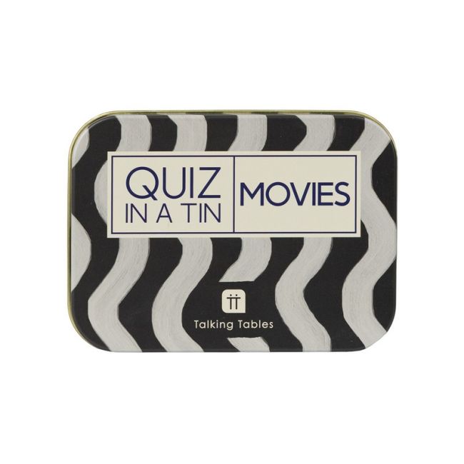 Talking Tables Quiz in a Tin Movies