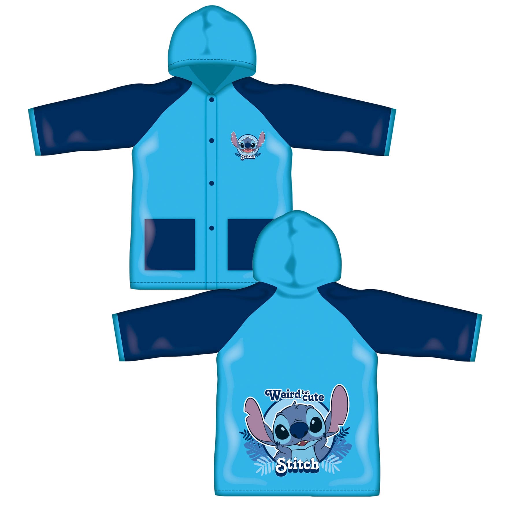 Stitch Regenjas 4-6-8 Jaar