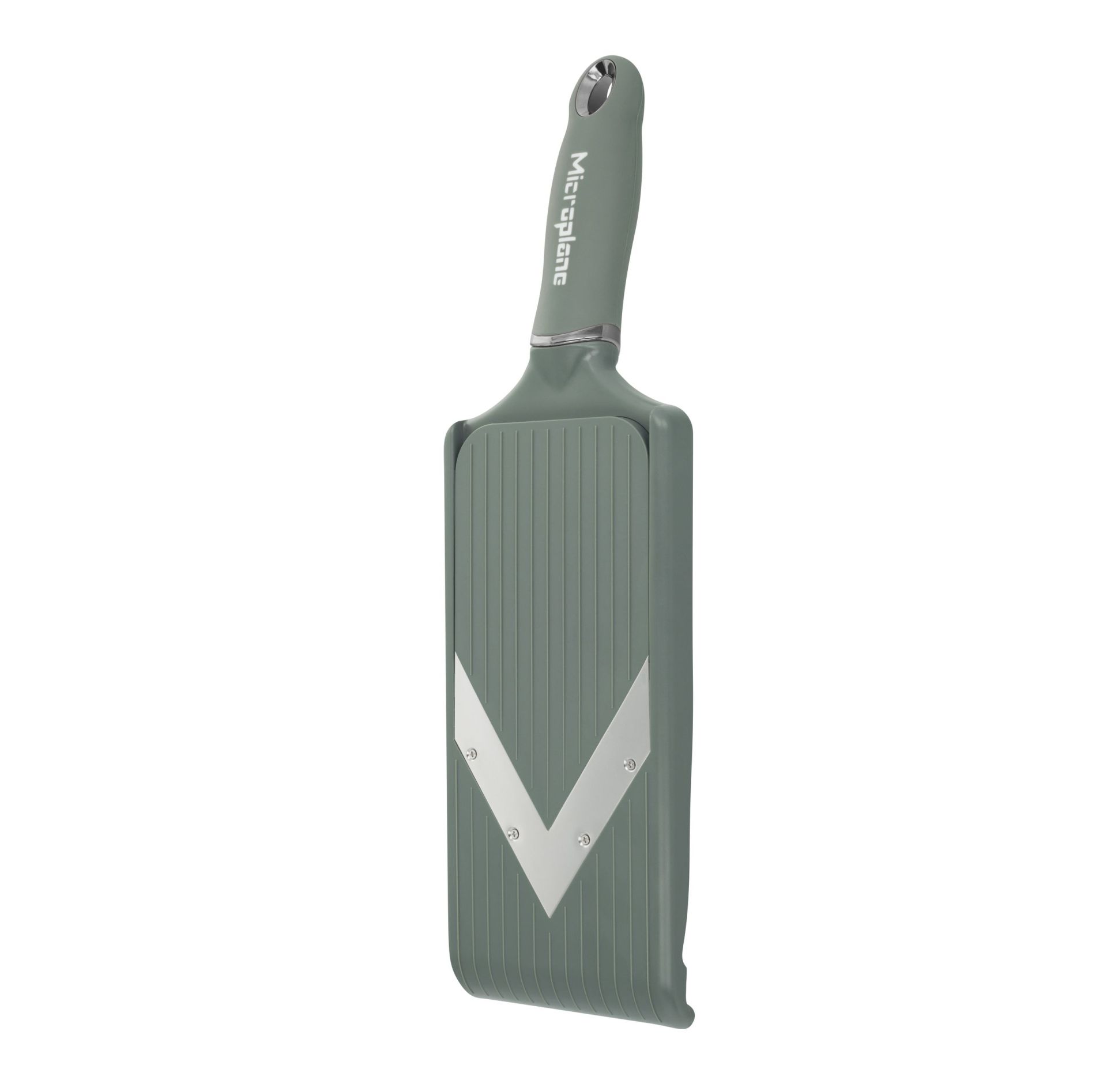 Microplane V-Rasp Slicer Eucalyptus Green