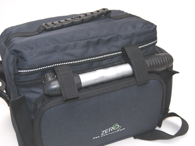 Dandell fietstas Rack Cube Zero CO2 2x13l Opzettas voor op pakdrager