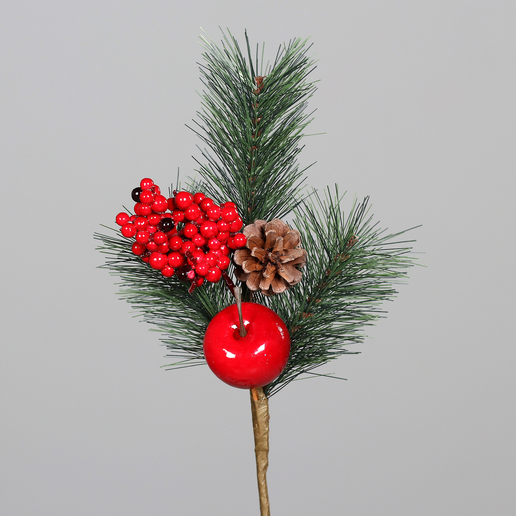 Dennentak met Rode Bessen & Appel 35cm