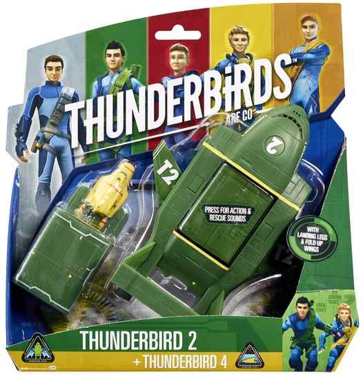 Thunderbirds TB2 + TB4 Voertuigen met geluid