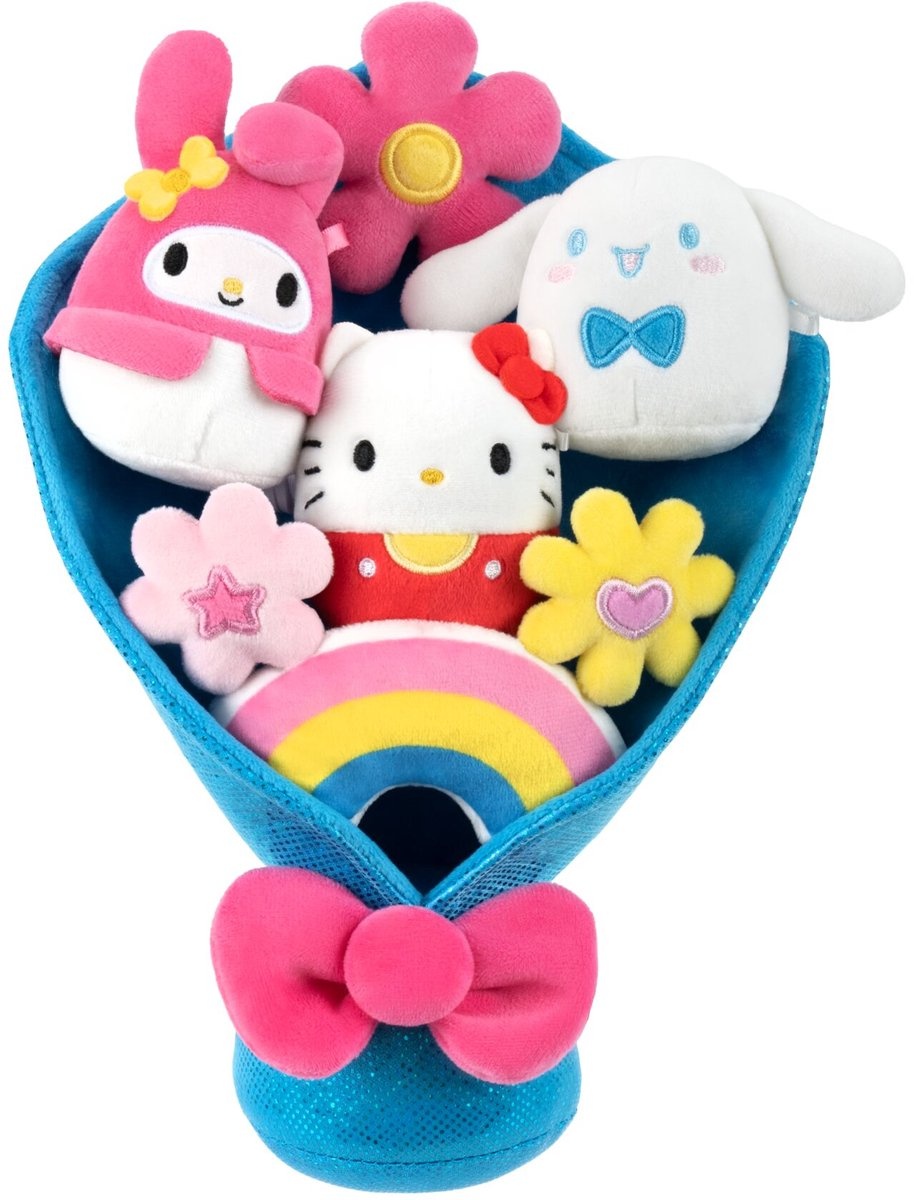 Micromallows 6,5 cm pluche Hello Kitty Boeket