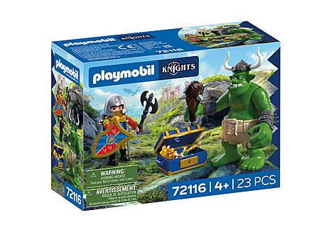 Playmobil 72116 Knights Trol met schat van Leeuwenridder