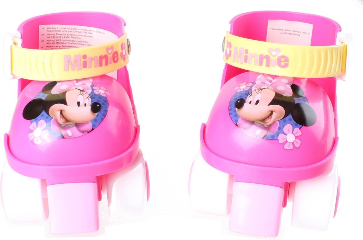 Disney Minnie Verstelbare Rolschaatsen, Knie en Elleboog beschermers, maat 23-27
