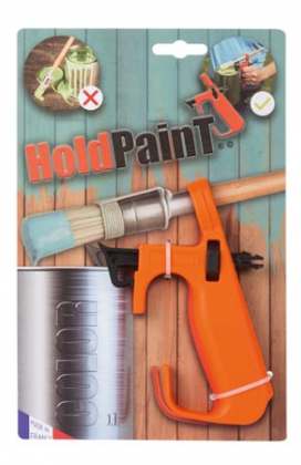 HoldPainT Handvat voor Verfblik met Kwasthouder
