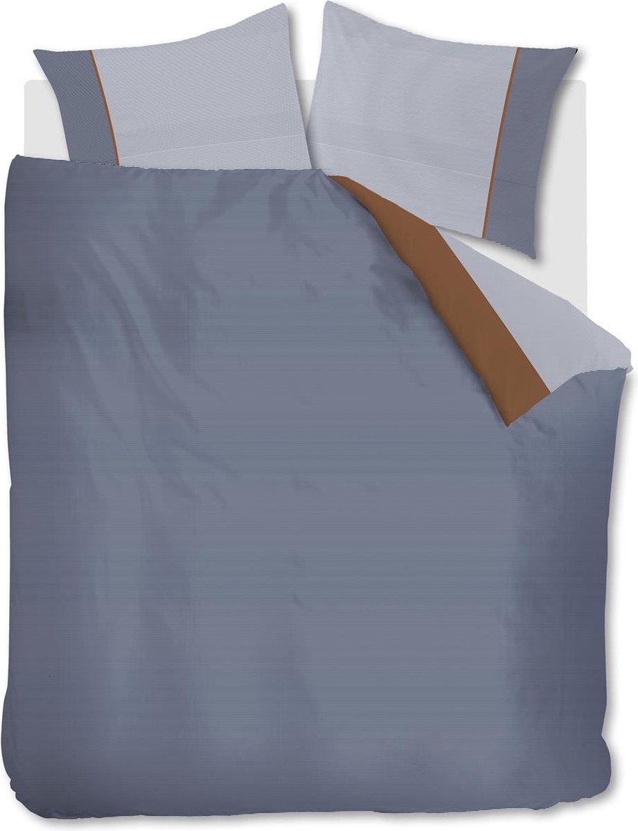 Silvana Dekbedovertrek Alani Blauw 200x200/220 cm Katoen Satijn
