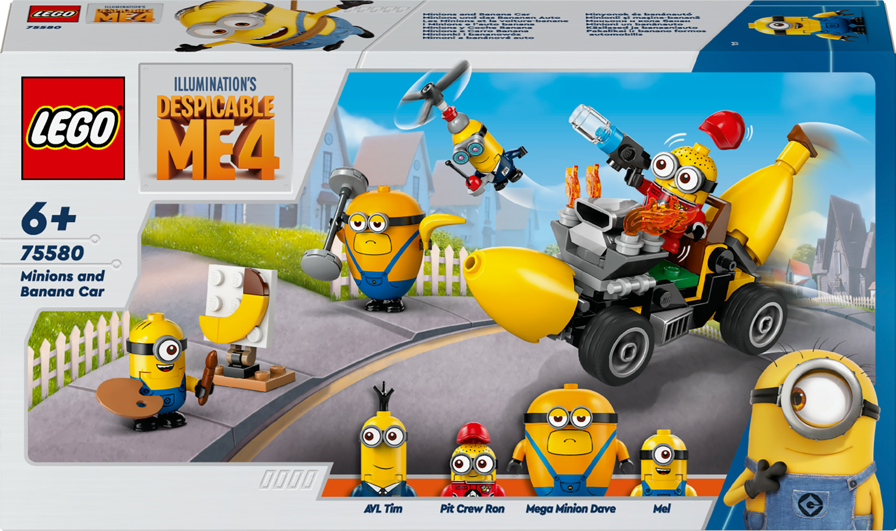 LEGO Minions 75580 Minions en bananenauto