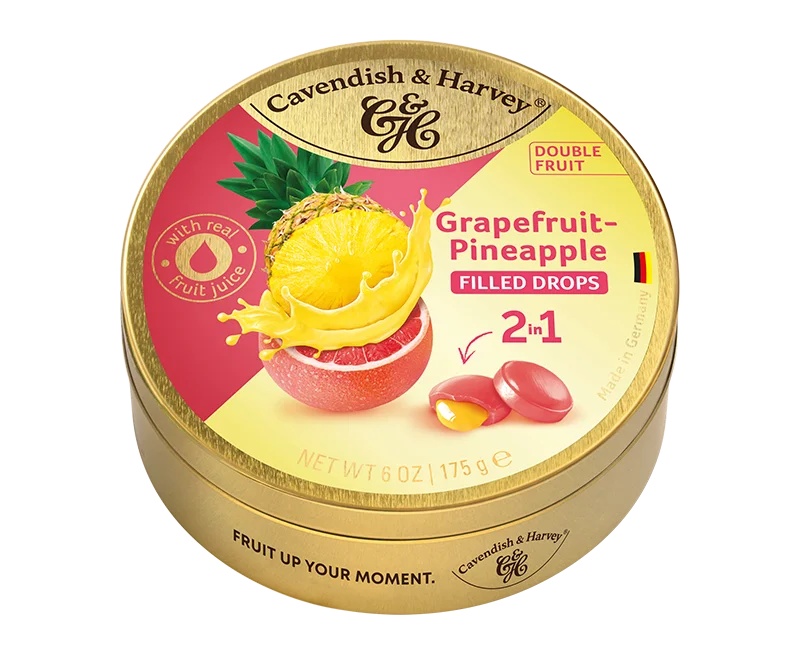 Cavendish & Harvey Double Fruit 175g - Grapefruit with Pineapple Filling
