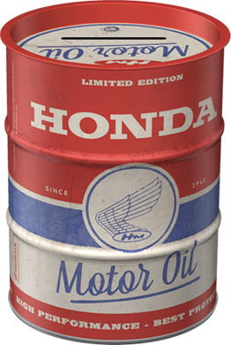 Nostalgic Art Spaarpot Olievat Honda MC - Motor Oil