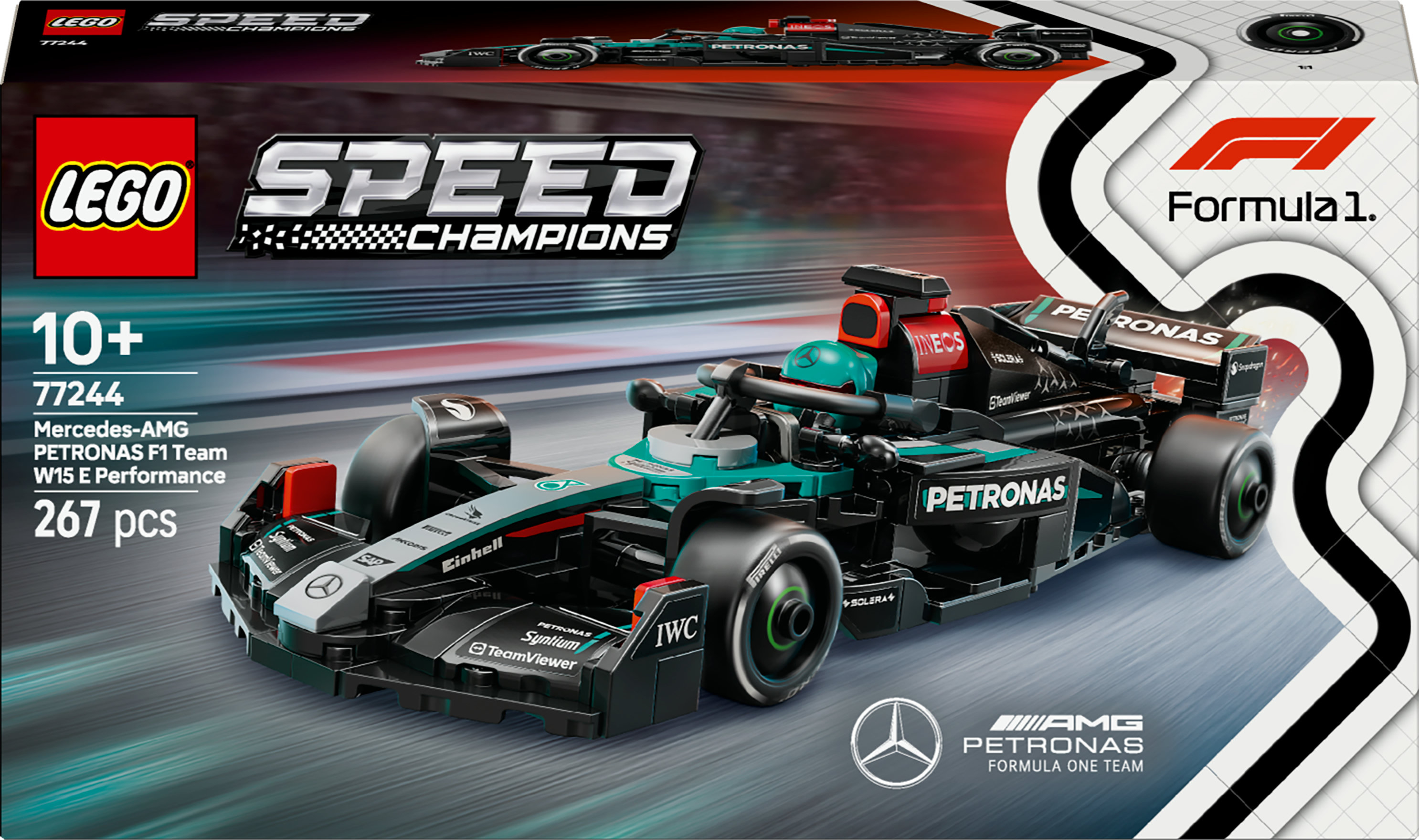 LEGO Speed Champions 77244 Mercedes-AMG F1 W15 Racewagen