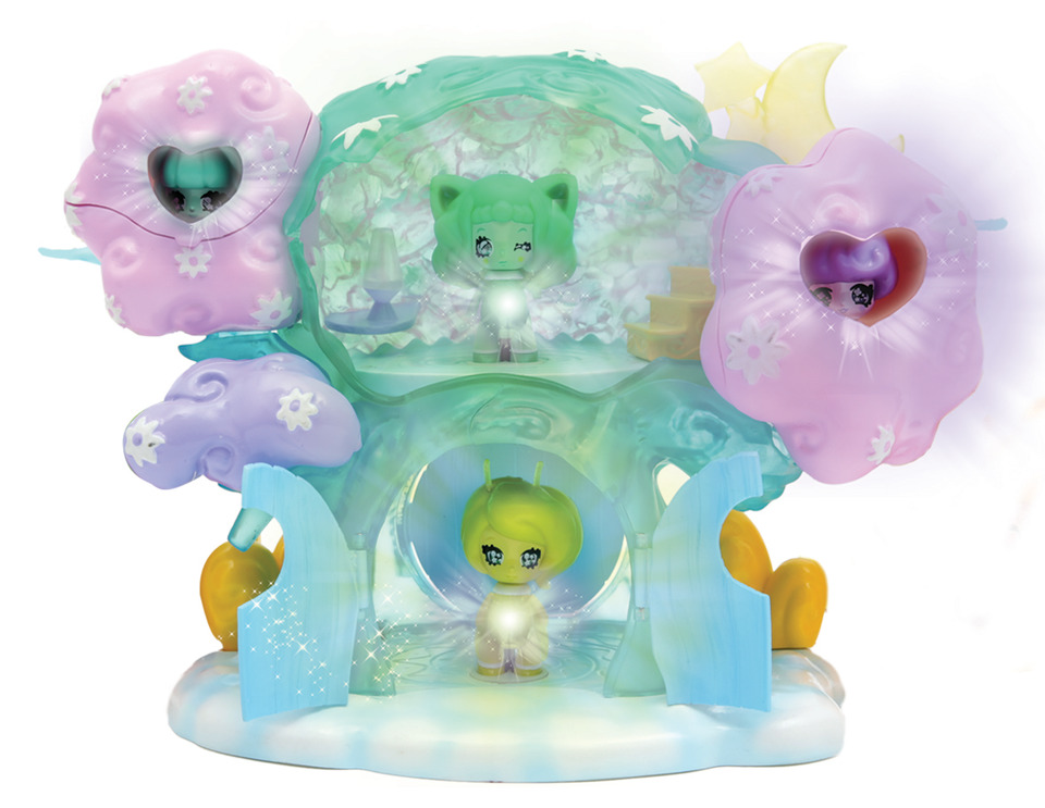 Glimmies Rainbow Friends Glimboom met Glimmy - assorti - prijs per stuk