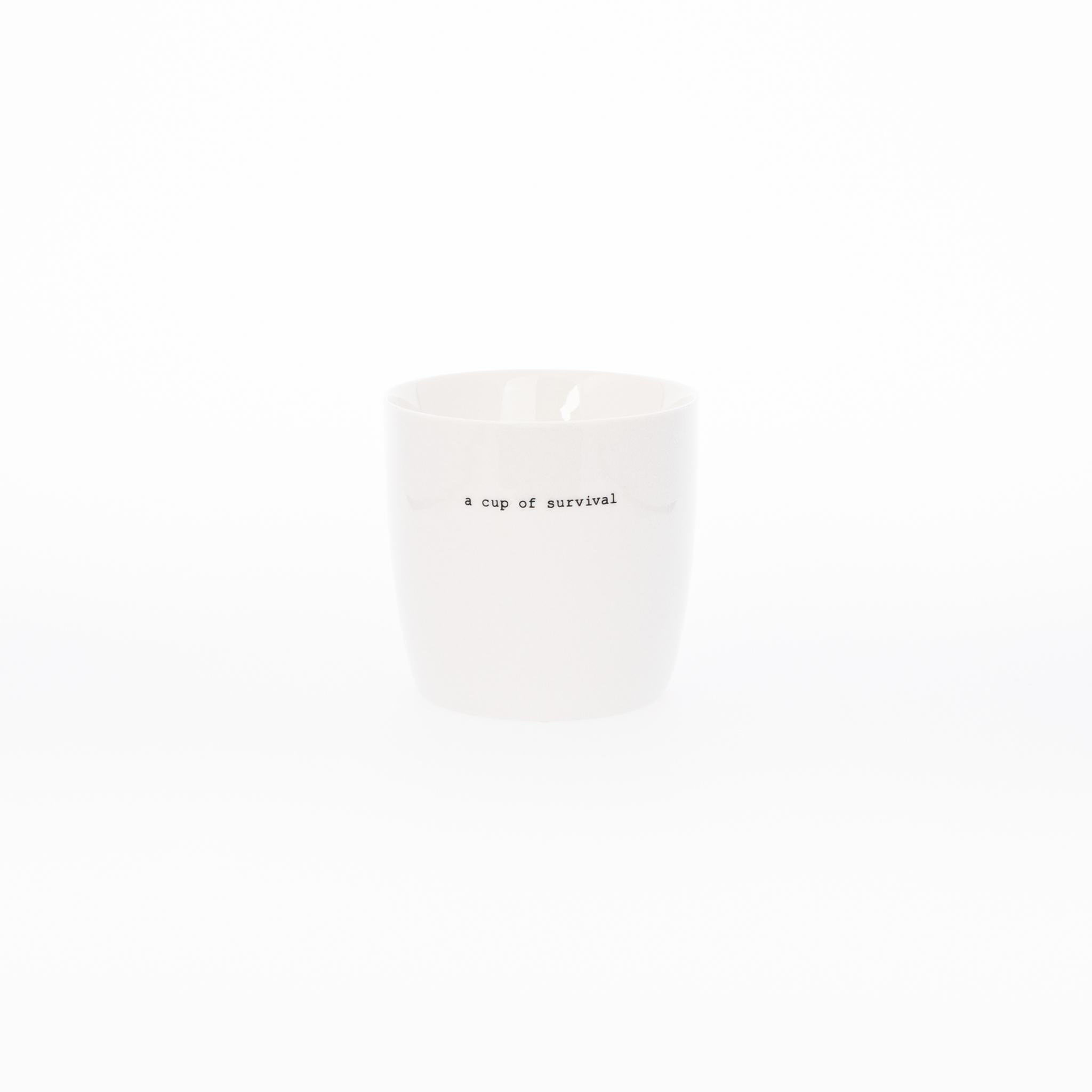 Sögne Mok A Cup of Survival 300ml - Porselein - 9x9 cm