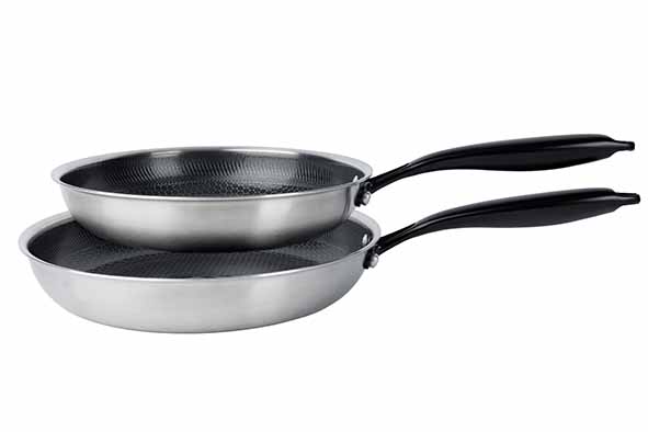 Cosy&Trendy Bakpannenset Hexapro Black Line 2-delig - 24/28cm - RVS - Antikleef - alle Vuren
