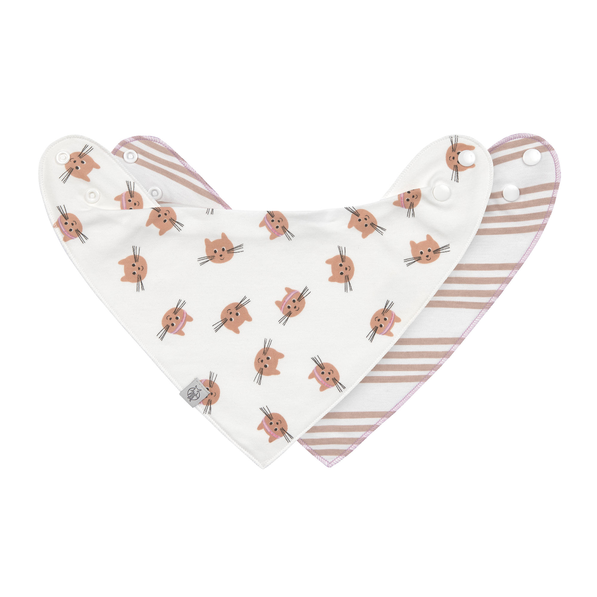 Lässig Bandana Cowl-neck Tiny Team Cat - 2 stuks