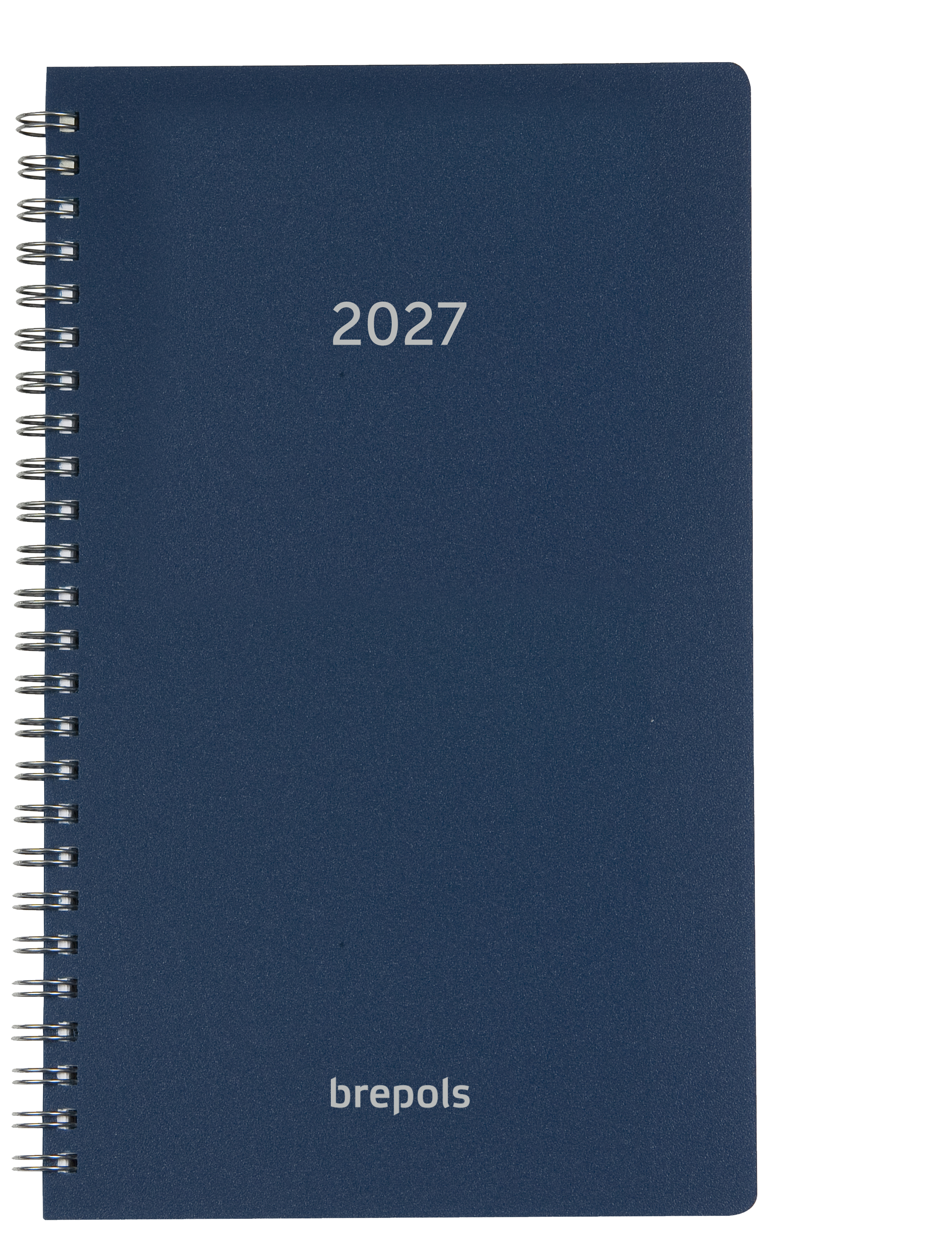 Brepols Agenda 2027 Breform Polyprop 1dag/pag Blauw 10x16.5 cm