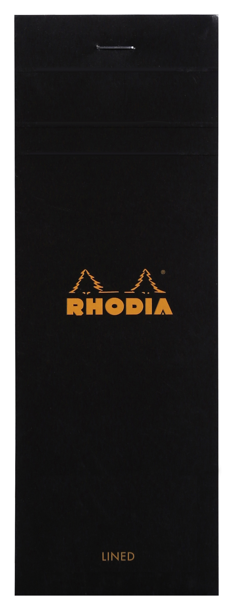Rhodia Notablok No8 Gelijnd Zwart 7.4x21 cm - 80 g - 80 Vel
