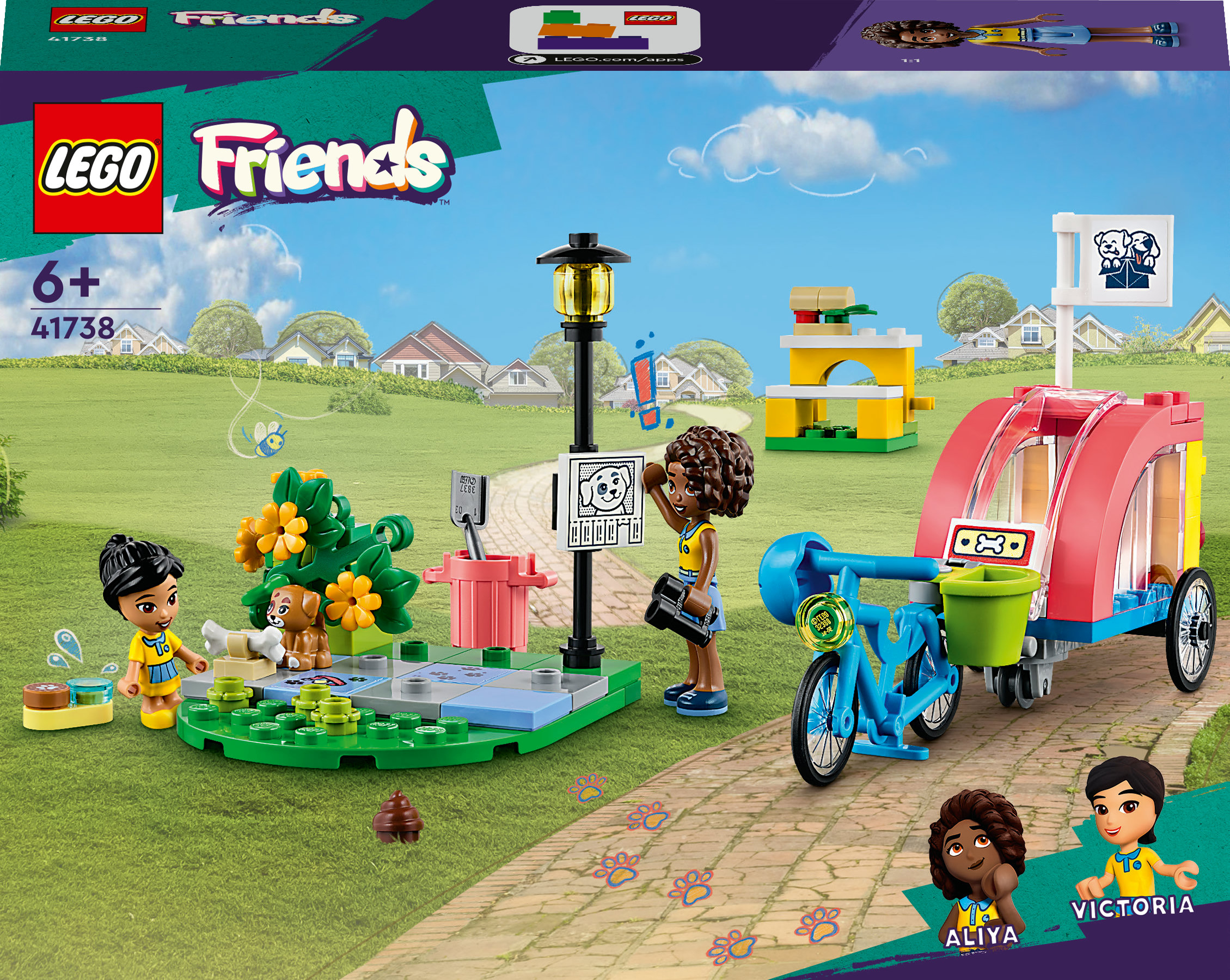 LEGO Friends 41738 Honden Reddingsfiets