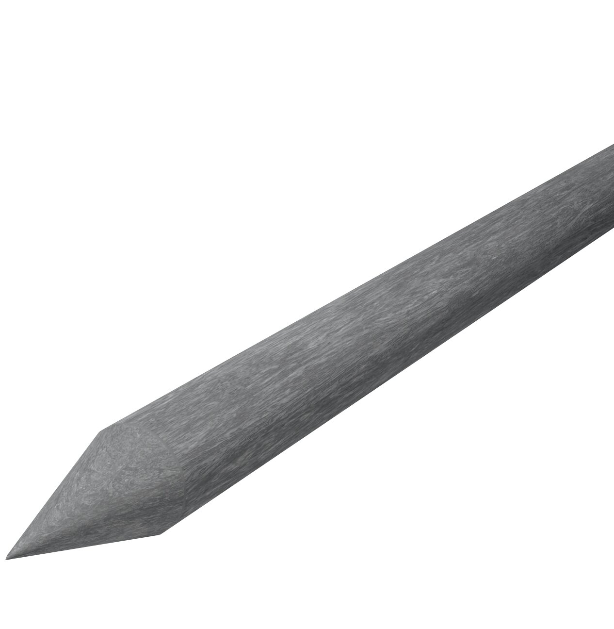 Scala Kunststofpaal Round Post Eco Grijs 60 mm - 1.75 m