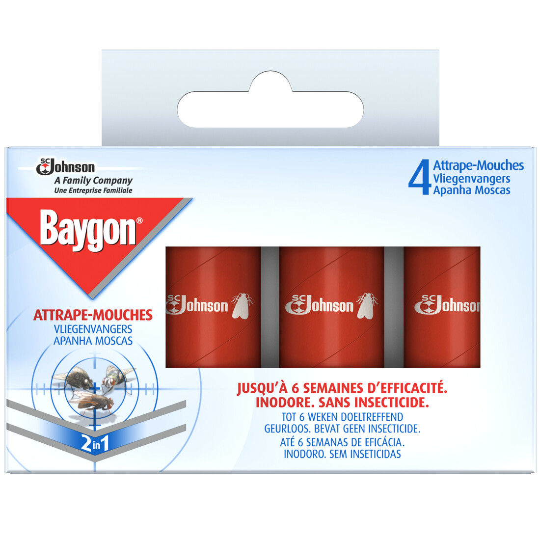 Baygon Vliegenvangers 4 Stuks