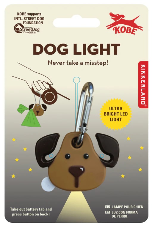 Kikkerland Dog LED Light 5.3x7.4 cm