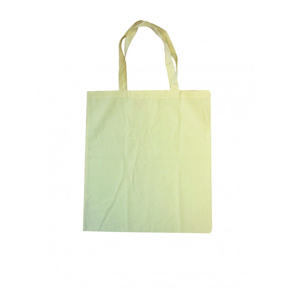 Graine Creative Katoenen Shopping Bag 37.5x12x42 cm - Wit
